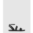 발렌티노 트리밍 스터드 가죽 샌들