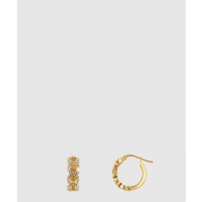 구찌 GUCCI 레터 후프 귀걸이 774690