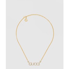 구찌 GUCCI 레터 목걸이 774693