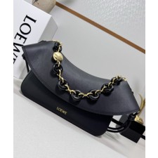 로에베 OLA 올라 미디엄 레더 숄더 AP22P22