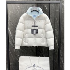 프라다 리나일론 여성 숏 다운 패딩