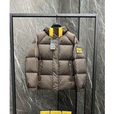 펜디 자카드 로고 다운 패딩