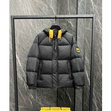 펜디 자카드 로고 다운 패딩