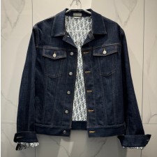 디올 오블리크 데님 자켓