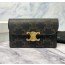 셀린느 트리옹프 캔버스 플랩 롱 카드지갑 탄 10P072CQH04LU 13 x 8 x 1 cm
