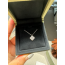 반클리프 아펠 알함브라 다이아 네크리스 목걸이 화이트 골드, 풀 파베
