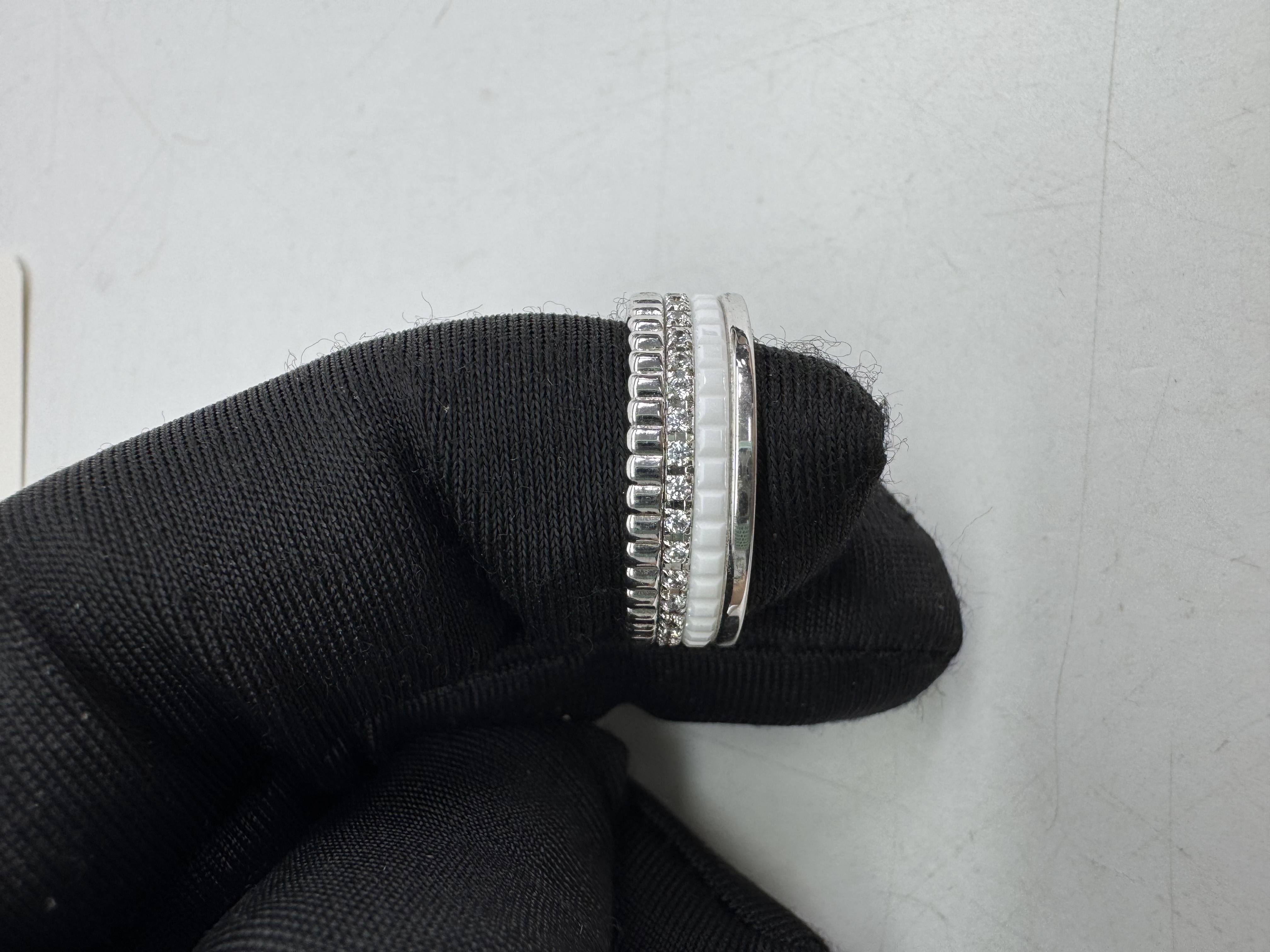 부쉐론 콰트로 클래식 스몰링 실버 13호 56.6mm (3일내 도착)