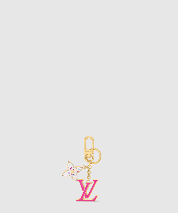 루이비통 LV x TM LV 아이코닉 모노그램 멀티컬러 키 홀더 M02466