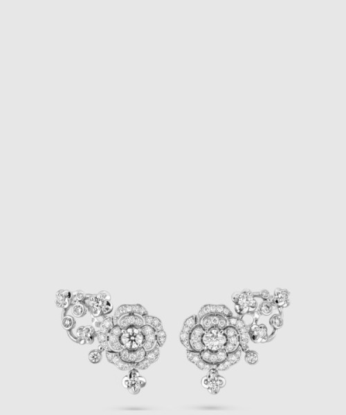 샤넬 Bouton de Camélia 이어링 J12039