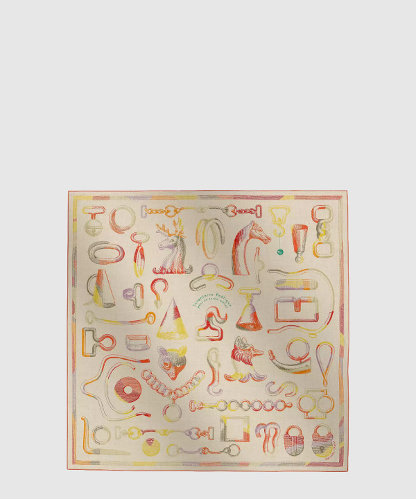 에르메스 Inventaire Poetique pour un Conte Sellier 스카프 90
