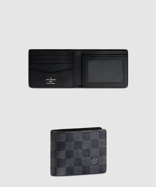 루이비통 슬렌더 아이디 월릿 다미에 그라파이트 캔버스 N64002