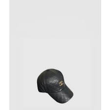 샤넬 가죽 베이스볼 캡 AA89371