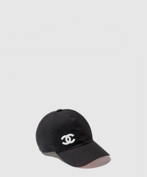 샤넬 로고 베이스볼 캡 AA8955