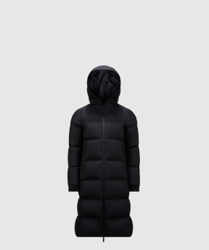 몽클레어 로고 롱 패딩