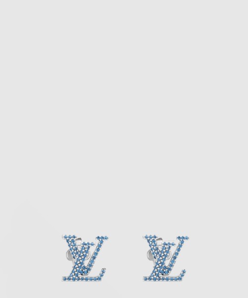 루이비통 LV 아이코닉 아쿠아마린 귀걸이 M00987