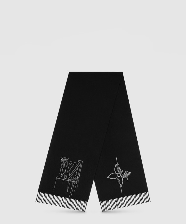 루이비통 LV 스티치 스카프 M77981