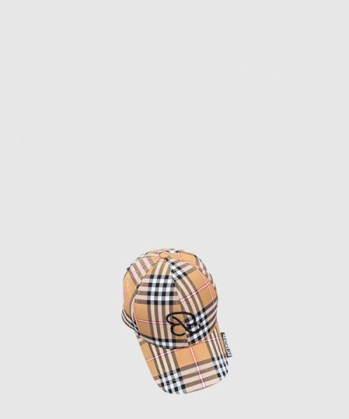 발렌시아가 빈티지 체크 베이스볼 캡 894117