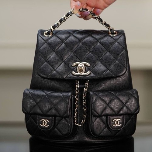 [정품최상급] 샤넬 23P 투포켓 듀마 백팩 정품가죽 20