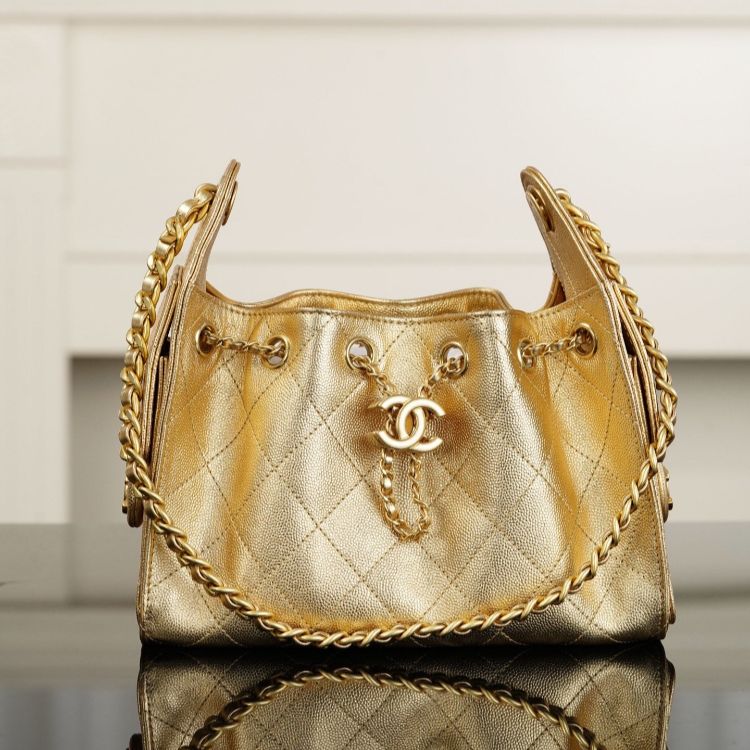 [정품최상급] 샤넬 26C 25백 미니 드로우스트링 호보백 버킷백 22