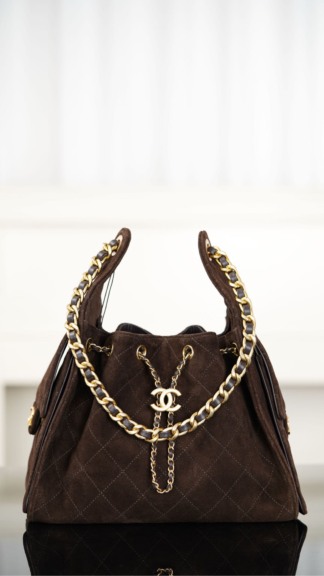 샤넬 25K 25백 드로우스트링 호보백 26