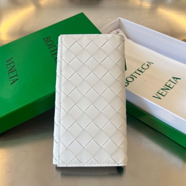 보테가 베네타 카드 장지갑 (화이트)