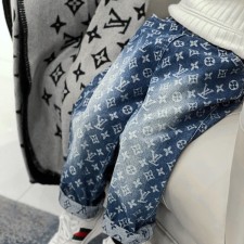 루이비통 키즈 모노그램 데님 팬츠