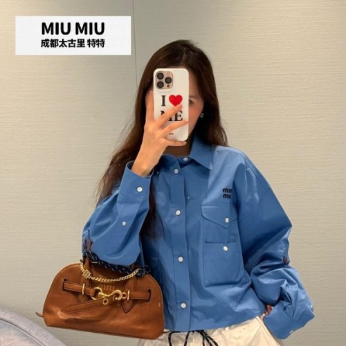 [고퀄] 미우미우 카라 포켓 셔츠 자켓