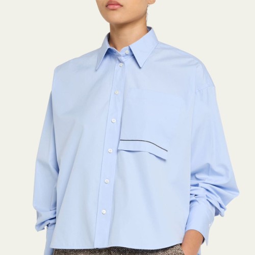 브루넬로쿠치넬리 카라 셔츠 2컬러