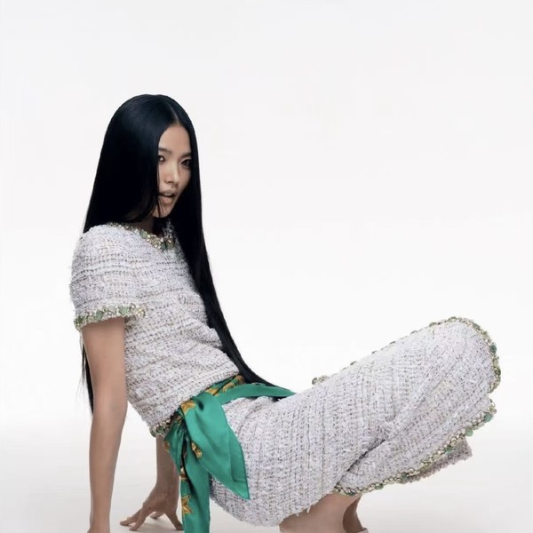 샤넬 반팔 트위드 자켓
