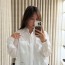 [고컬] 샤넬 로고 화이트 셔츠