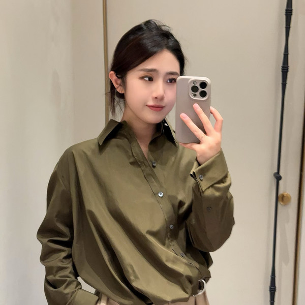 [고퀄] 로에베 사선 카라 셔츠