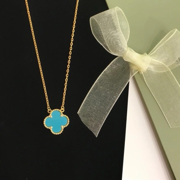 [18K GOLD 주문제작] 반클리프 빈티지 알함브라 펜던트 목걸이