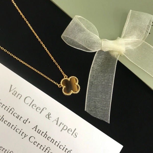 [18K GOLD 주문제작] 반클리프 빈티지 알함브라 펜던트 목걸이