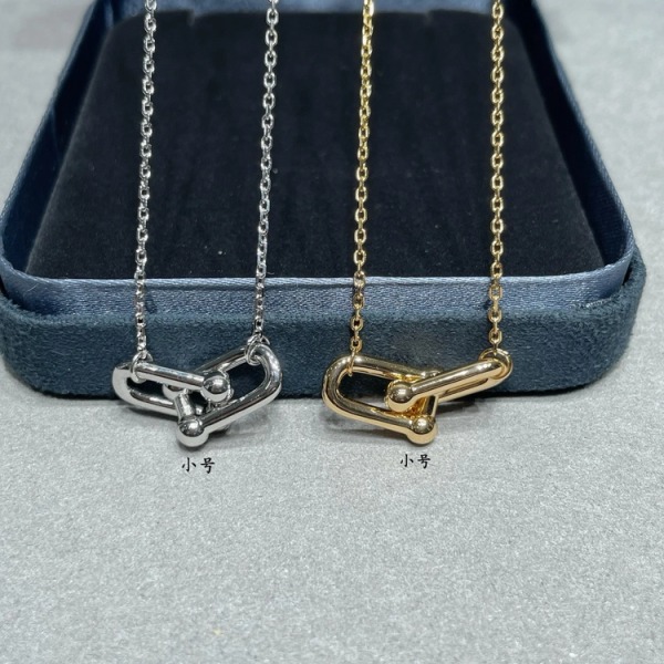 [18K GOLD 주문제작] 티파니앤코 하드웨어 더블 링크 목걸이