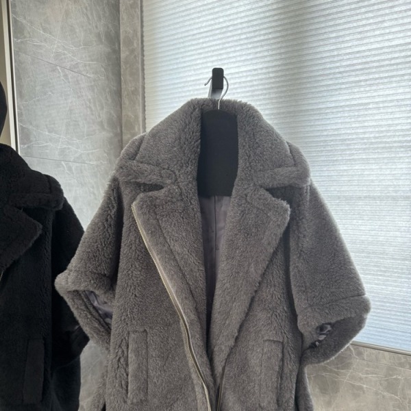 막스마라 테디베어 케이프 코트