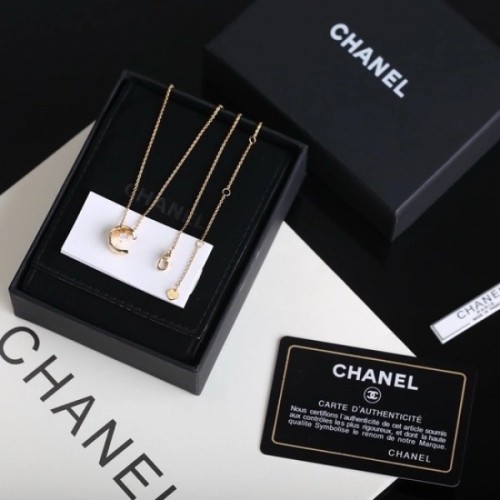 [18K GOLD 주문제작] 샤넬 코코크러쉬 문 목걸이