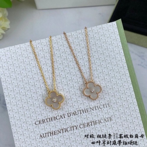 [18K GOLD 주문제작] 반클리프 빈티지 알함브라 다이아 목걸이