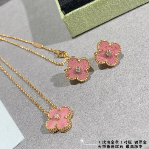 [18K GOLD 주문제작] 반클리프 빈티지 알함브라 다이아 목걸이