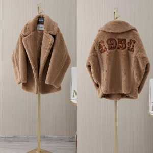 막스마라 테디베어 퍼 아이콘 숏 코트
