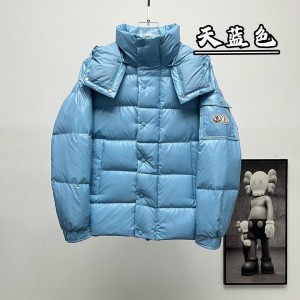 몽클레어 마야 70 숏 다운 재킷 블루