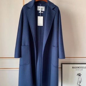 막스마라 루드밀라 아이콘 코트 블루