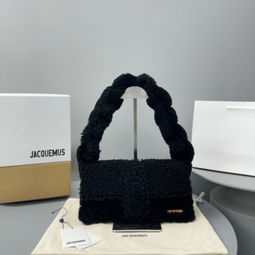 자크뮈스 르 밤비두 시어링 숄더 백 27*12*7cm