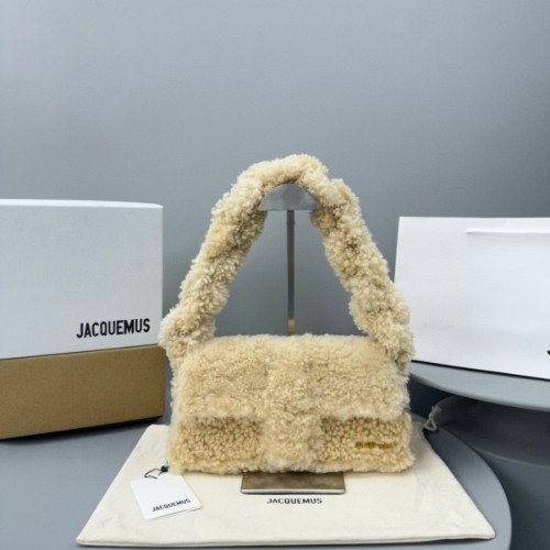자크뮈스 르 밤비두 시어링 숄더 백 27*12*7cm