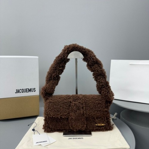 자크뮈스 르 밤비두 시어링 숄더 백 27*12*7cm