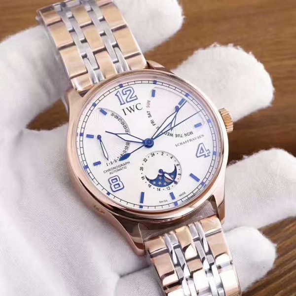 IWC 포르투기저 퍼페추얼 캘린더 로즈골드