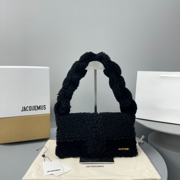 자크뮈스 르 밤비두 시어링 숄더 백 27*12*7cm