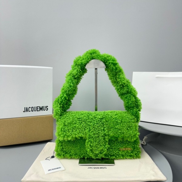 자크뮈스 르 밤비두 시어링 숄더 백 27*12*7cm