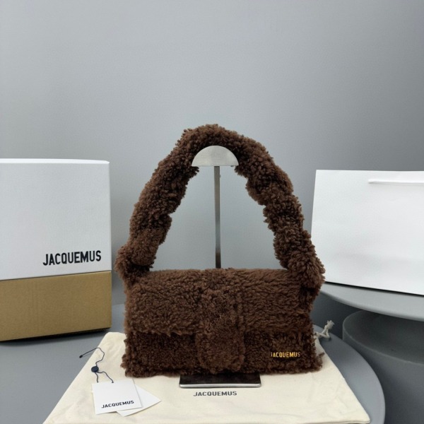 자크뮈스 르 밤비두 시어링 숄더 백 27*12*7cm